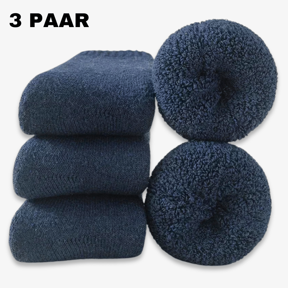 Wintersocken aus Schafwolle