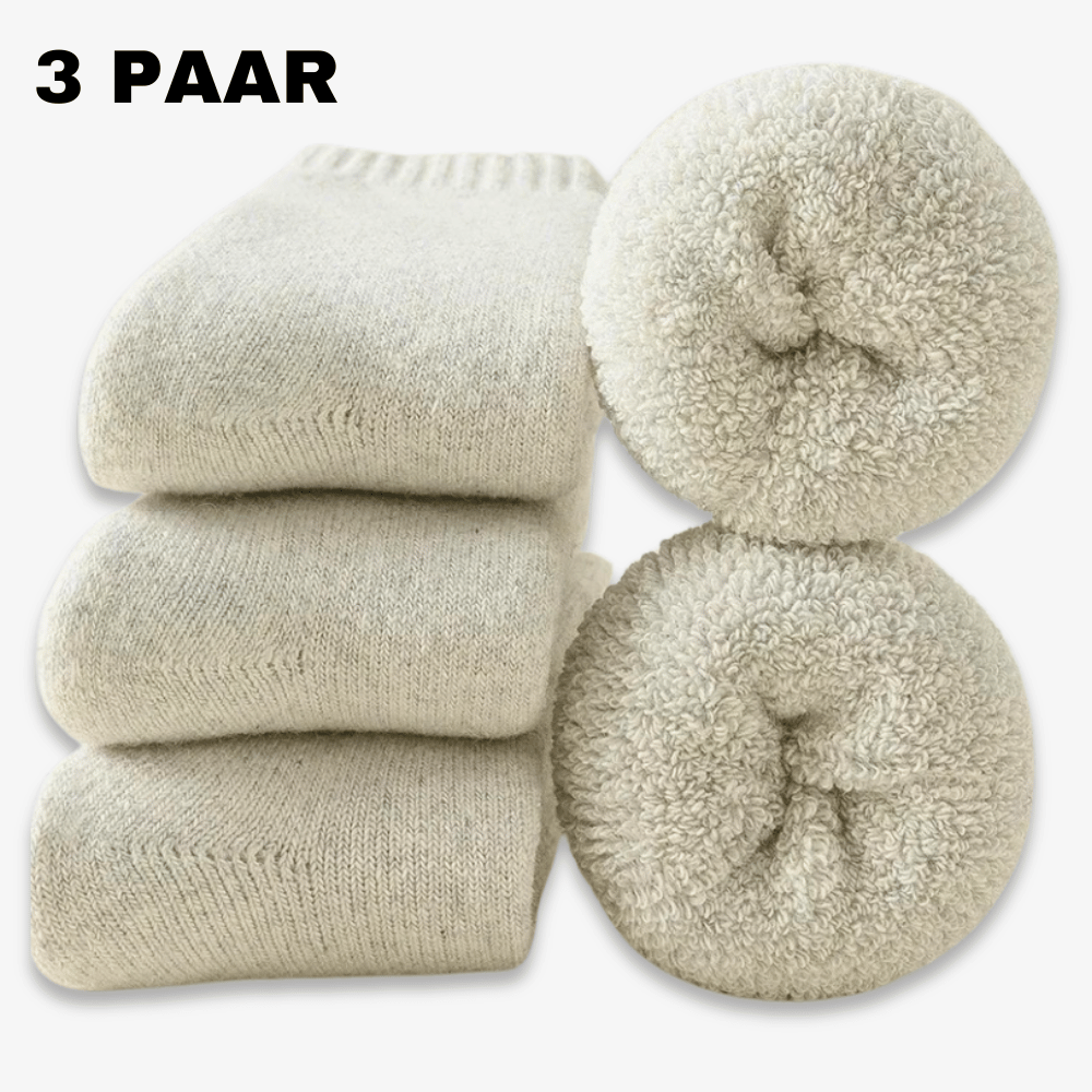 Wintersocken aus Schafwolle