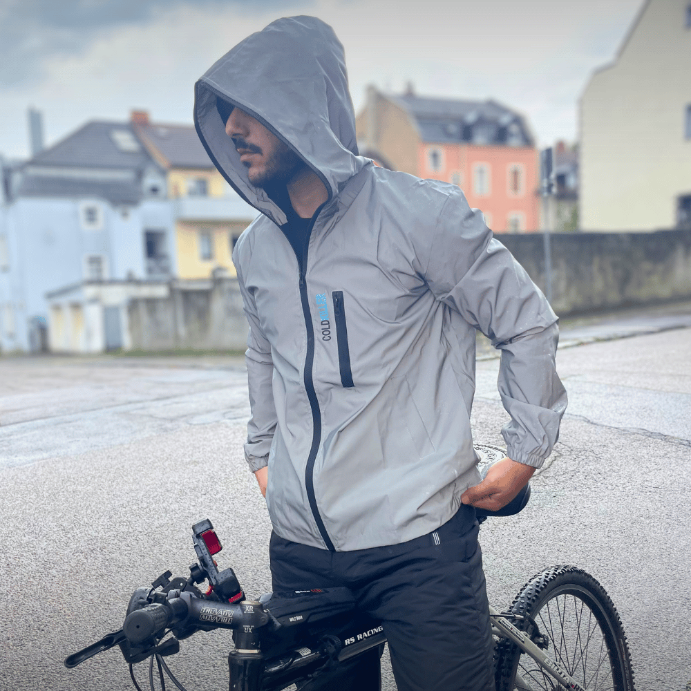 Reflektierende Fahrradjacke für Damen & Herren