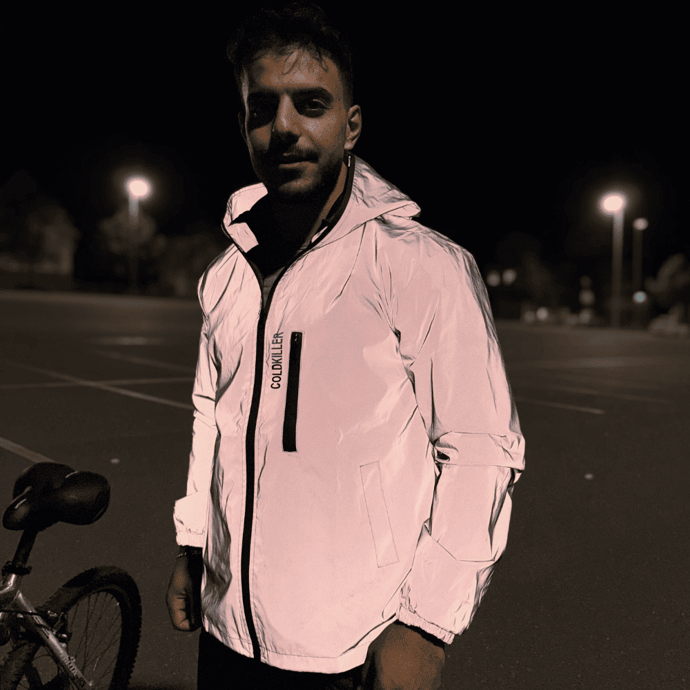Reflektierende Fahrradjacke für Damen & Herren