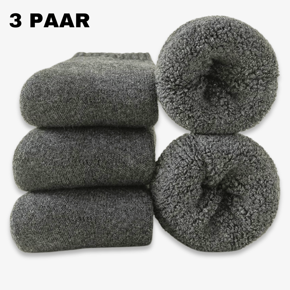 Wintersocken aus Schafwolle