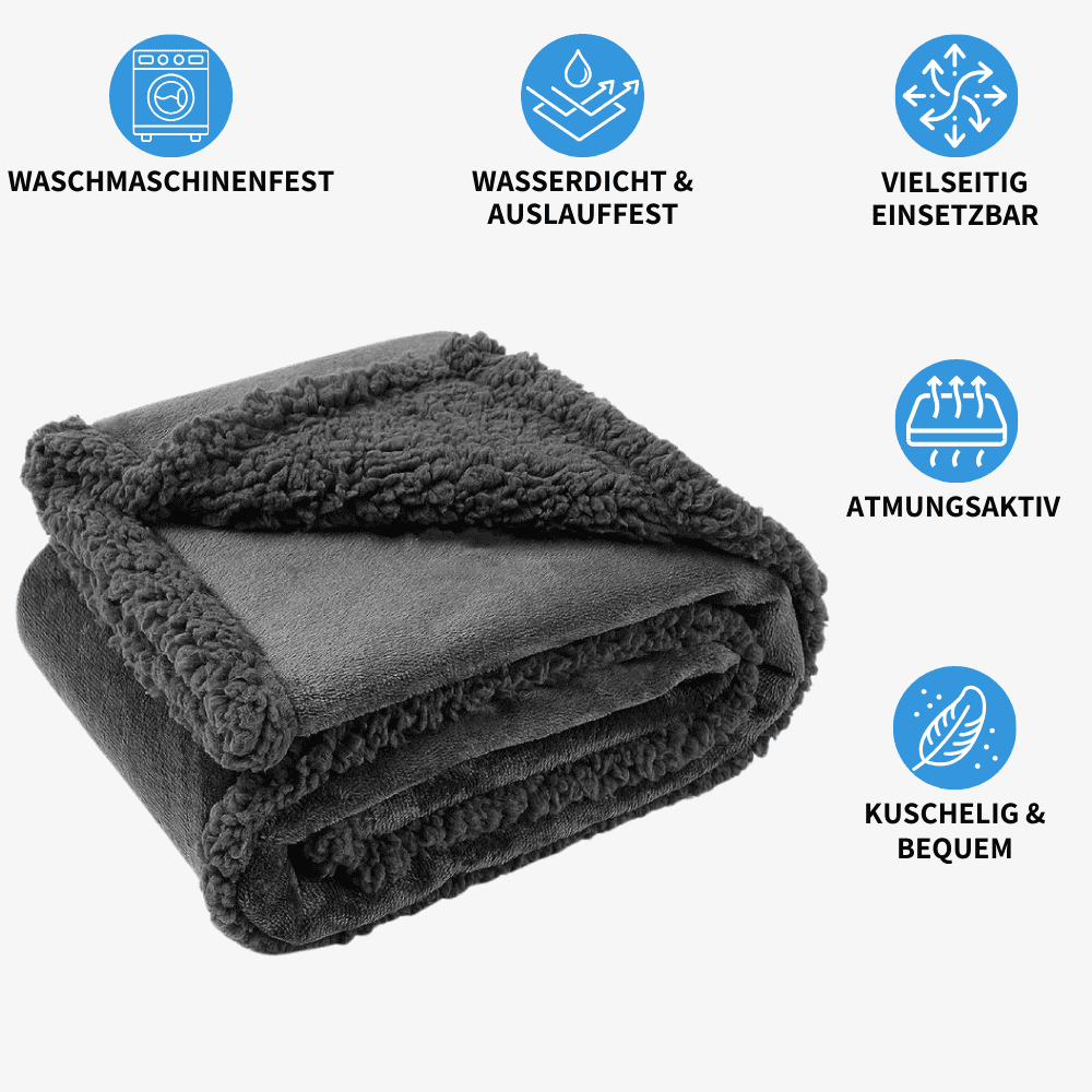 Wasserdichte Kuscheldecke