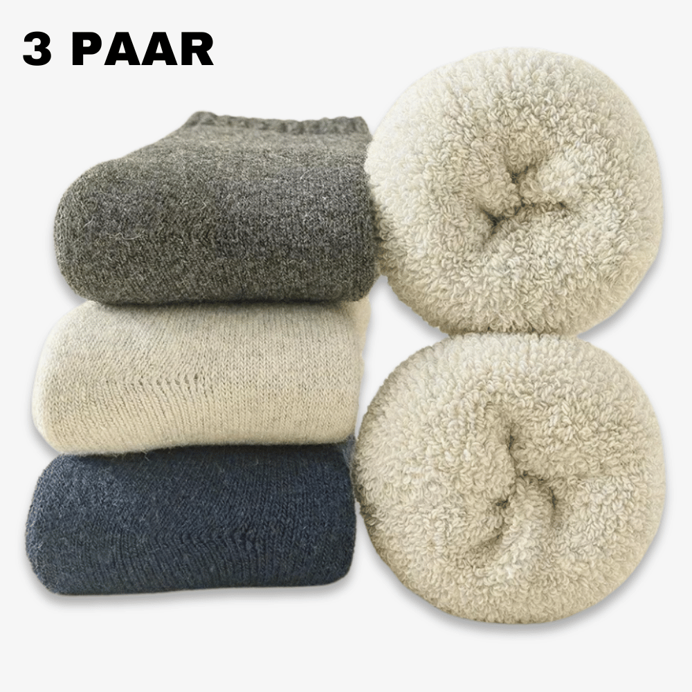 Wintersocken aus Schafwolle