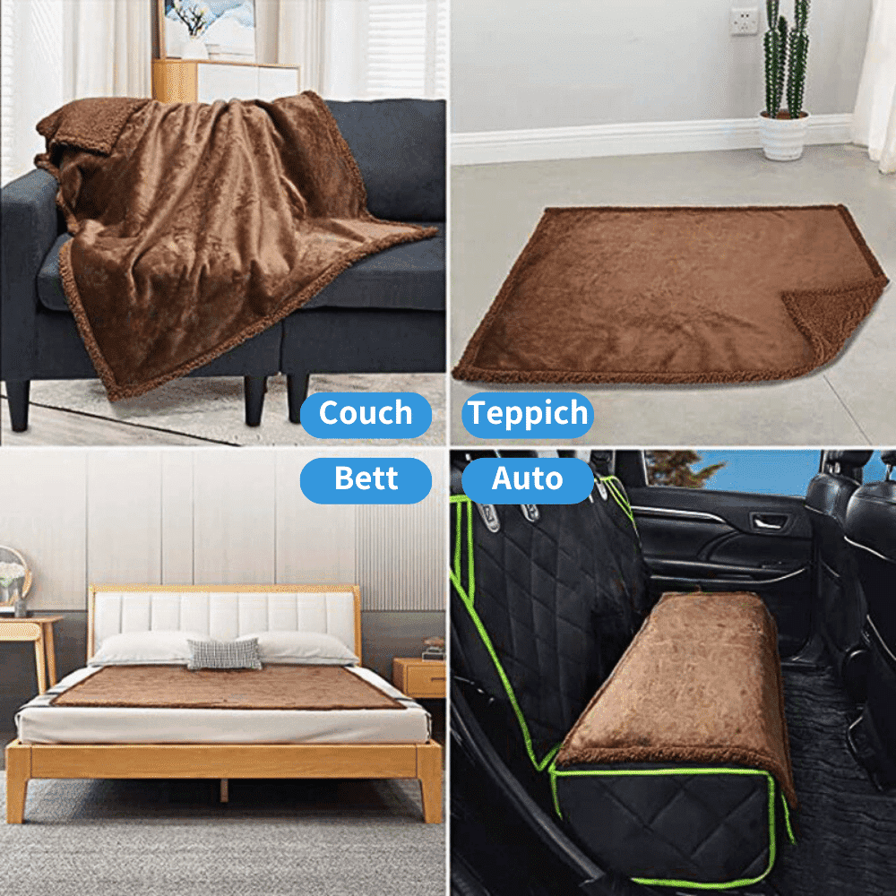 Wasserdichte Kuscheldecke