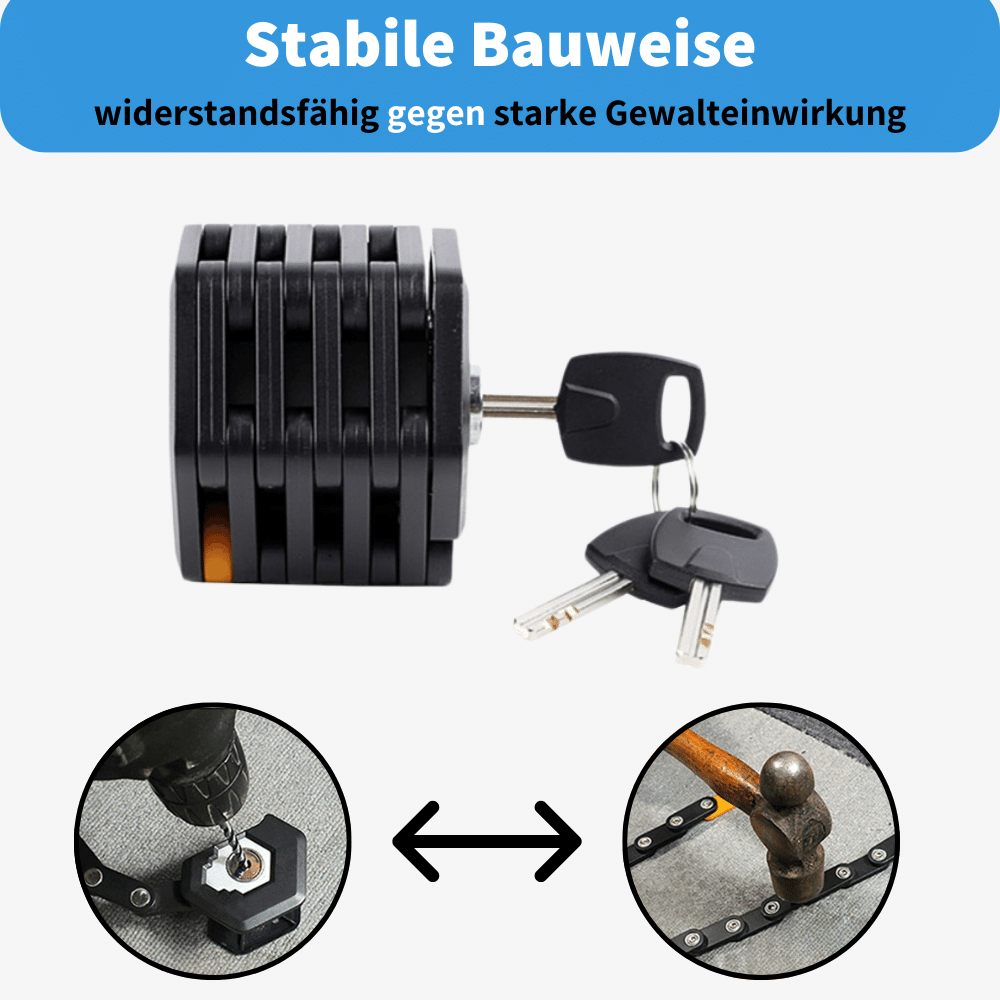 Faltbares Premium Fahrradschloss