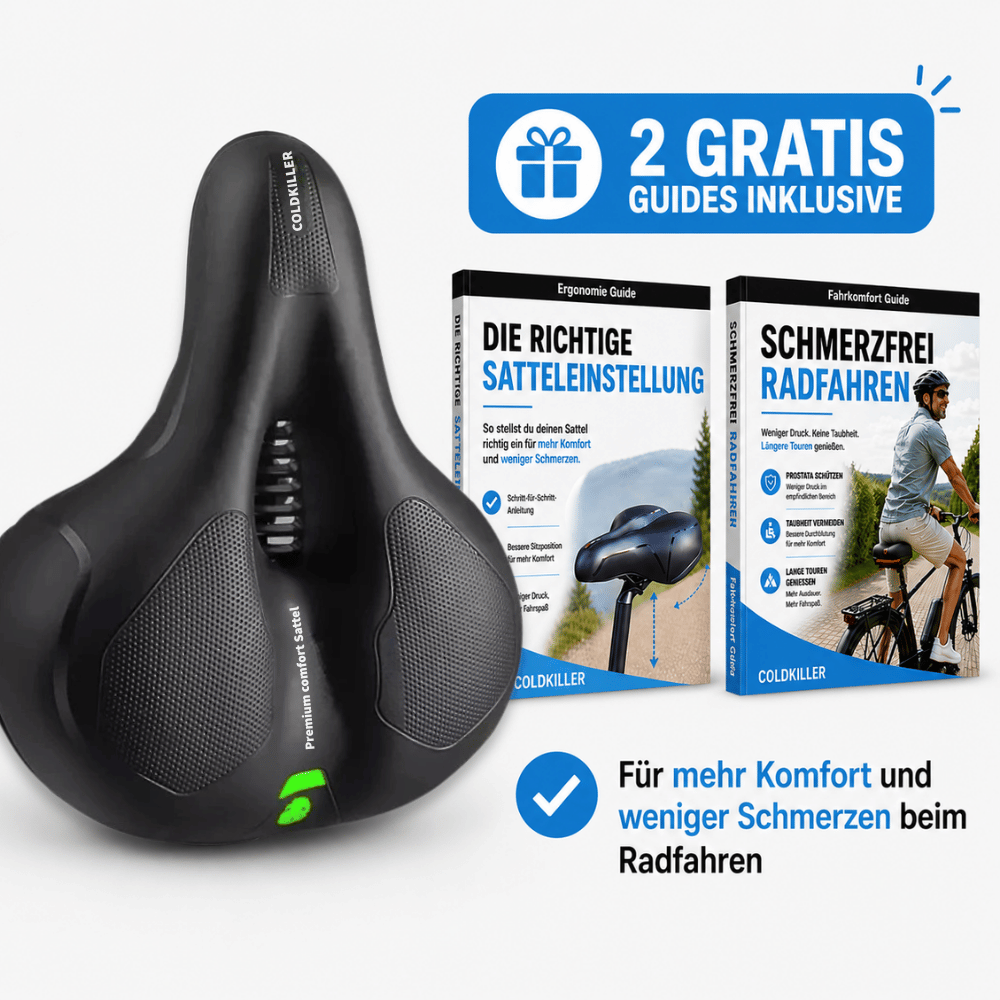 Fahrradsattel für schmerzfreies Radfahren