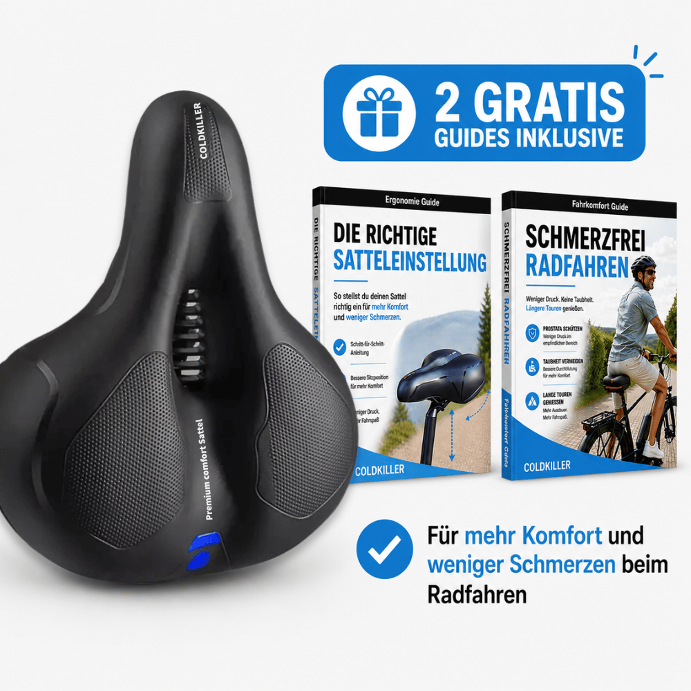 Fahrradsattel für schmerzfreies Radfahren