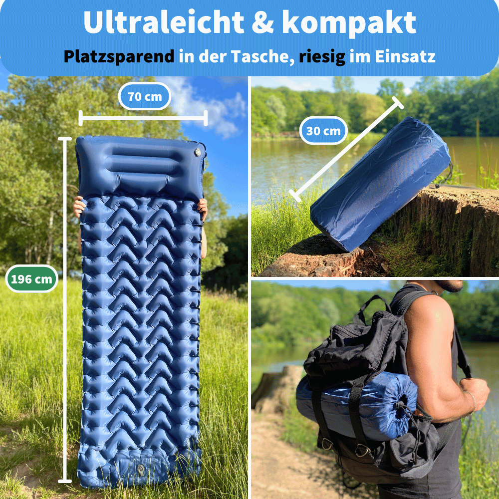 luftmatratze zelten kalt Premium Isomatte & Luftmatratze – Coldkiller