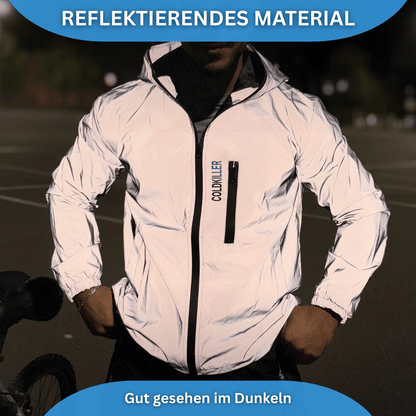 Reflektierende Fahrradjacke für Damen & Herren
