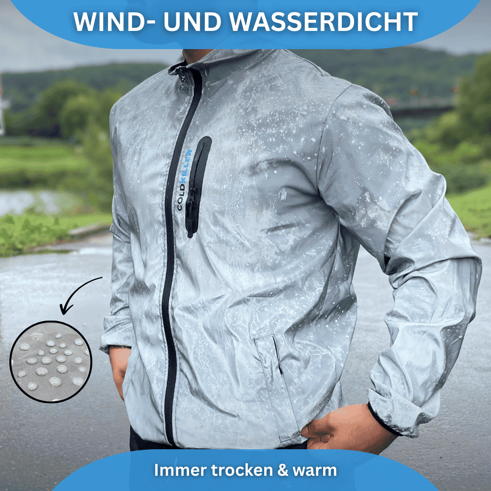 Reflektierende Fahrradjacke für Damen & Herren