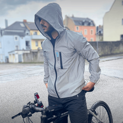 Reflektierende Fahrradjacke für Damen & Herren