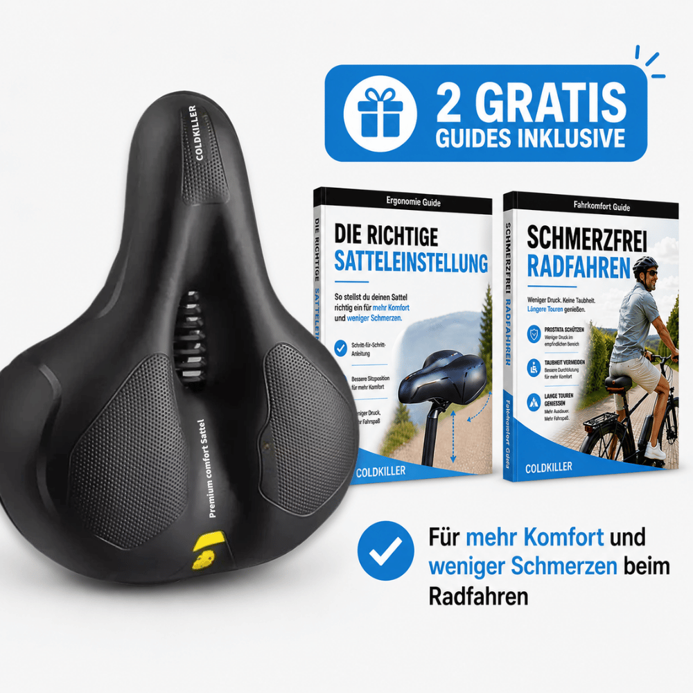 Fahrradsattel für schmerzfreies Radfahren