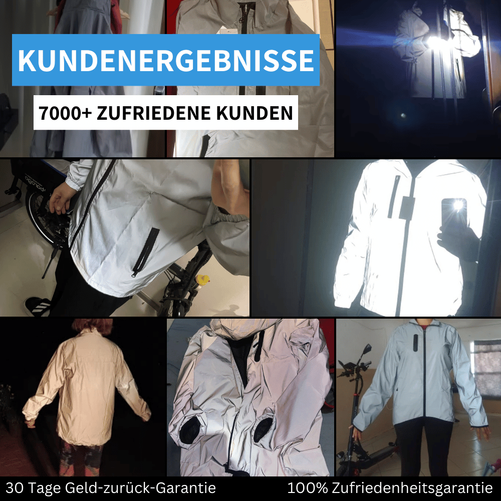 Reflektierende Fahrradjacke