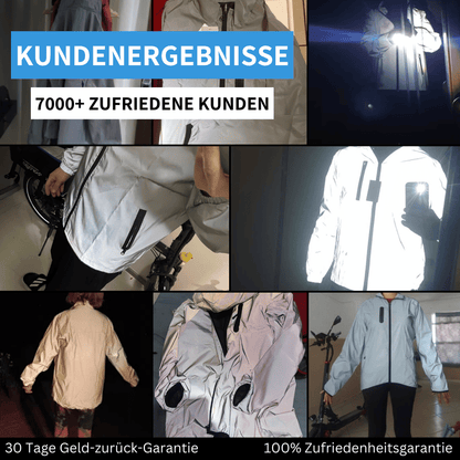 Reflektierende Fahrradjacke