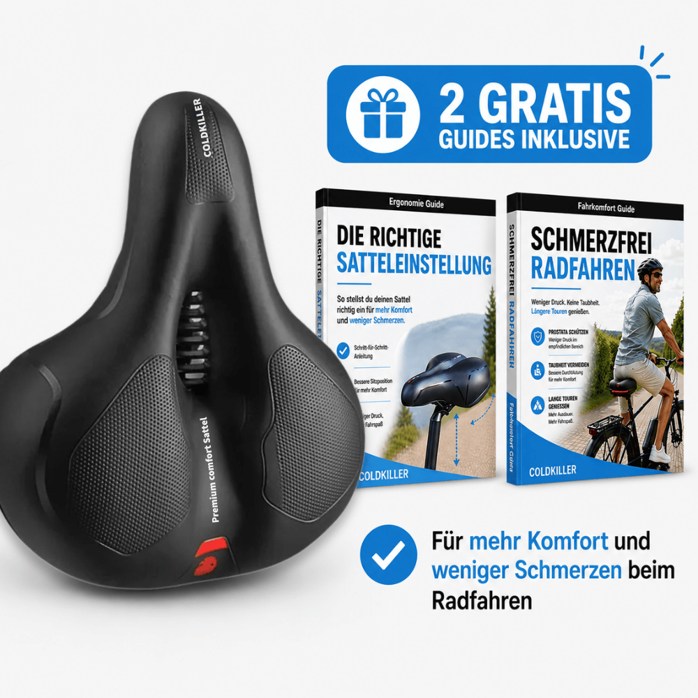 Fahrradsattel für schmerzfreies Radfahren